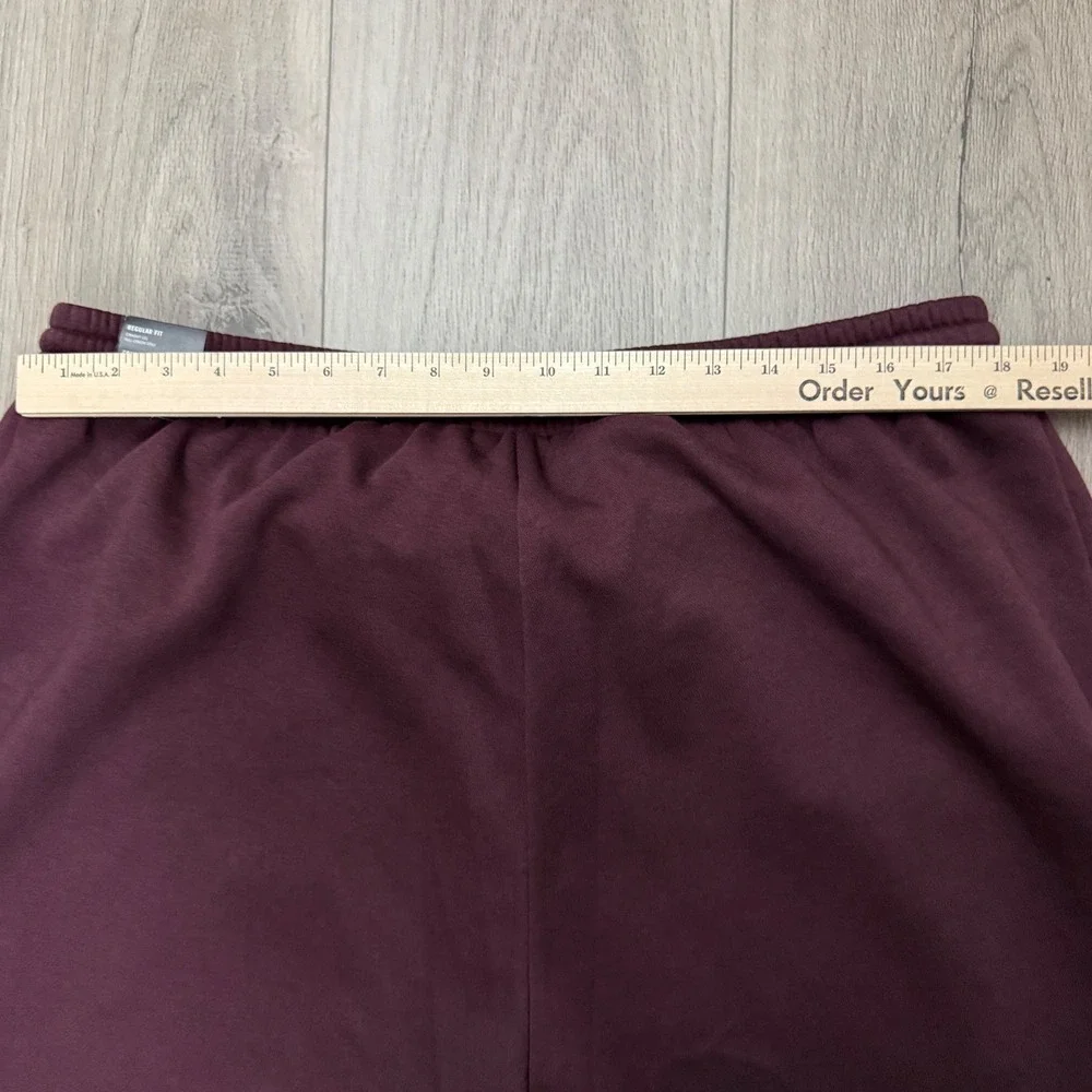 Adidas Joggers Mens 2XL‎ Burgundy Colorblock Multi Sport Fleece Pants 36x28